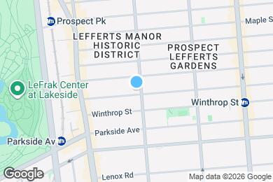Map image of the property - 105 Hawthorne St
