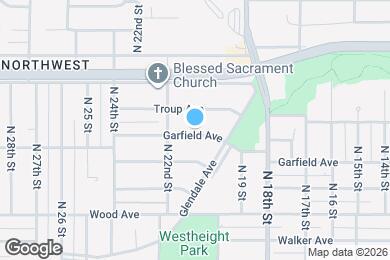 Map image of the property - 1962 Garfield Ave
