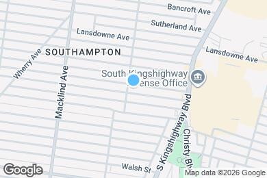 Map image of the property - 5043 Nottingham Ave