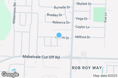 Map image of the property - 10223 Tela Dr