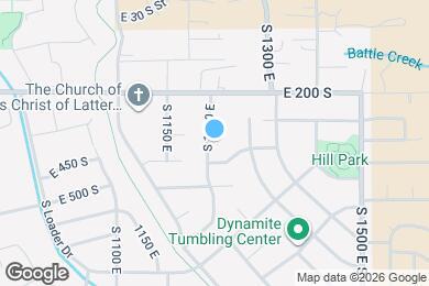 Map image of the property - 357 S 1210 E