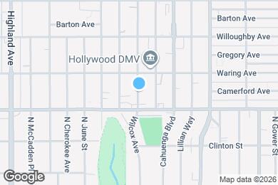 Map image of the property - 748 Wilcox Ave