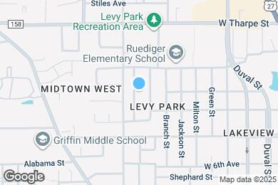 Map image of the property - 1533 Yancey Street