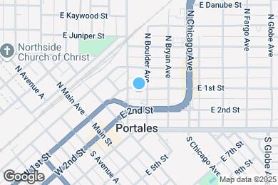 Map image of the property - 506 E 1st St