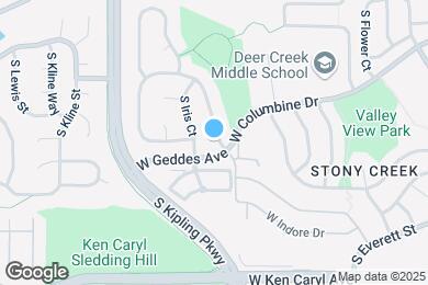 Map image of the property - 7277 S Independence St