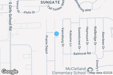 Map image of the property - 809 Delray Dr