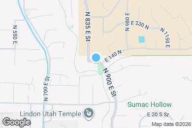 Map image of the property - 862 E 140 N