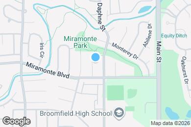 Map image of the property - 1340 Fresno Ct