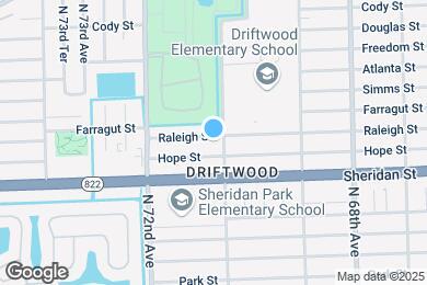 Map image of the property - 7070 Raleigh St