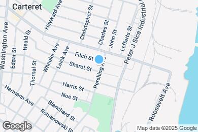 Map image of the property - 321 Pershing Ave