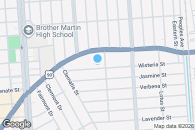 Map image of the property - 2455 Wisteria St