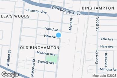 Map image of the property - 2619 Hale Ave