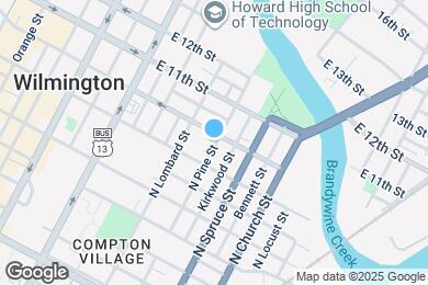 Map image of the property - 933 N Pine St