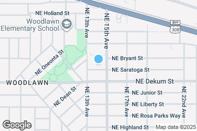 Map image of the property - 6921 NE 15th Ave