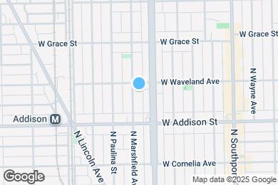 Map image of the property - 3647 N Marshfield Ave