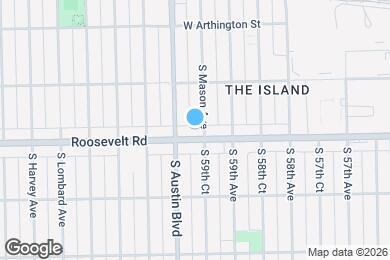 Map image of the property - 1156 S Mason Ave