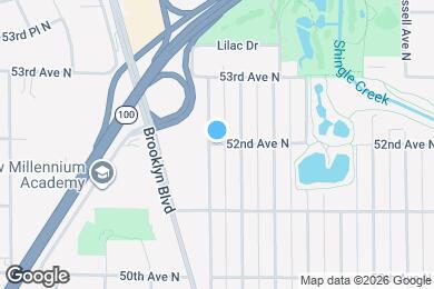 Map image of the property - 2916 52nd Ave N