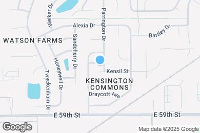 Map image of the property - 10313 Cadogan Dr