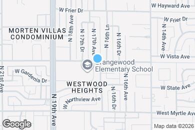Map image of the property - 7332 N 17th Ave