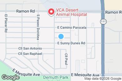Map image of the property - 4379 E Camino San Miguel