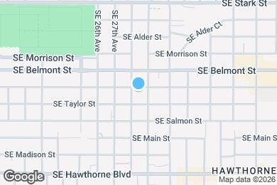 Map image of the property - 2814 SE Yamhill St