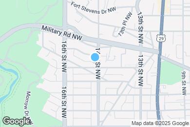 Map image of the property - 5804 14th St NW