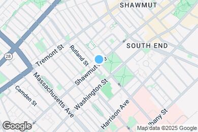 Map image of the property - 46 West Newton St