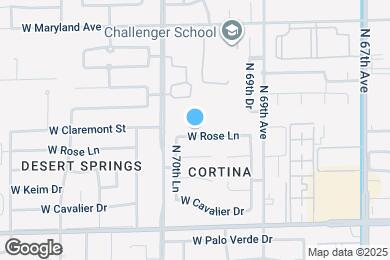 Map image of the property - 7024 W Rose Ln