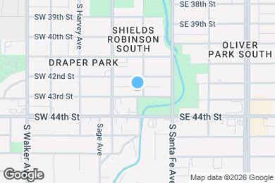 Map image of the property - 105 SW 43rd St