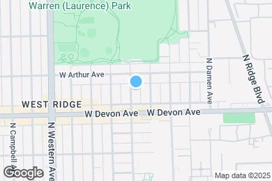Map image of the property - 6435 N Leavitt St