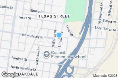 Map image of the property - 551 Delaware St