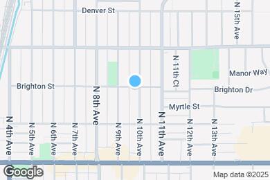 Map image of the property - 175 N 10th Ave