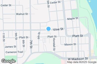 Map image of the property - 433 Vine St