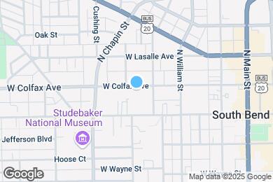 Map image of the property - Gemini Apartments