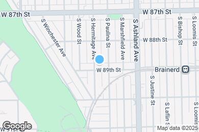 Map image of the property - 1716 W 89th St