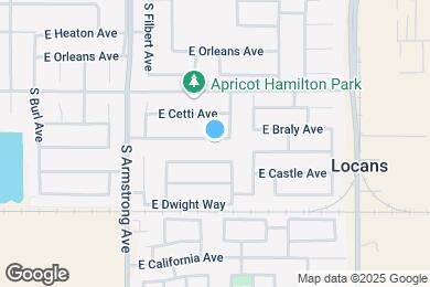 Map image of the property - 6653 E Braly Ave