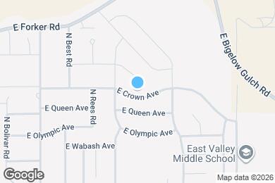 Map image of the property - 14609 E Crown Ave