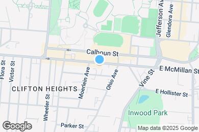 Map image of the property - Gateway Lofts Cincinnati