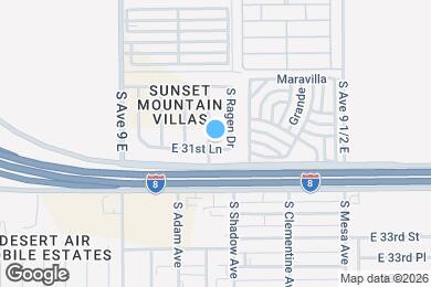 Map image of the property - 3193 S Brand Lee Way