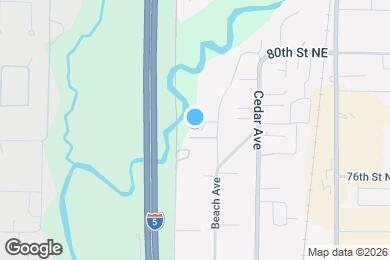 Map image of the property - 1345 Beach Ave