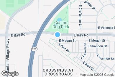 Map image of the property - 2534 E Megan St