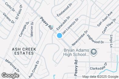 Map image of the property - 1925 Peavy Rd