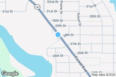 Map image of the property - 2802 Forest Ave