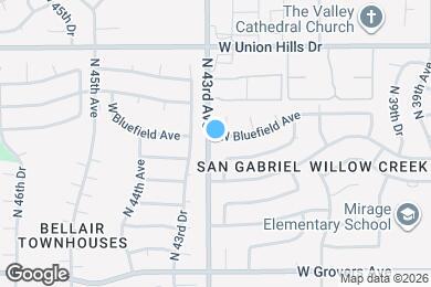 Map image of the property - 4243 W Bluefield Ave