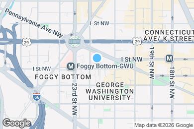 Map image of the property - 2141 I Street Northwest