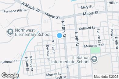 Map image of the property - 516 Jones St
