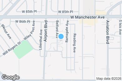 Map image of the property - 8738 Belford Ave