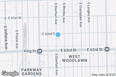 Map image of the property - 6215 S Eberhart Ave