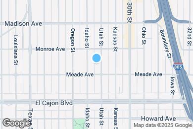 Map image of the property - 4436 Utah St