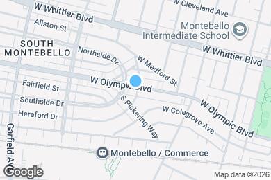 Map image of the property - 2003 W Olympic Blvd